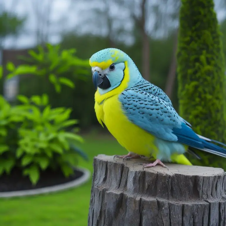 Bild von ruhigem Vogelkäfig mit Tipps zur Lärmminderung bei Wellensittichen