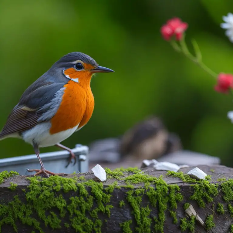 Rotkehlchen Brutzeit im Frühling: Naturbeobachtung