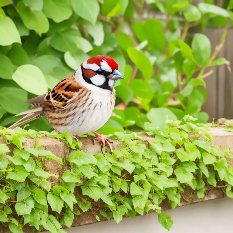 Küken in einem Nest auf einem Baumstamm sitzend.