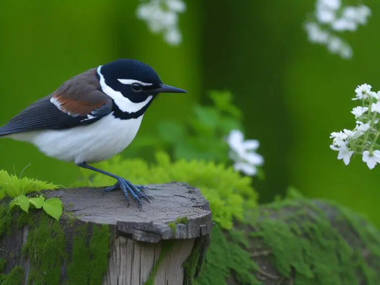 Vogel als Wecker in der Natur