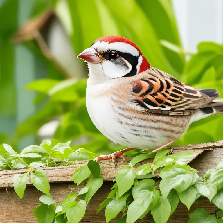 Vögel auf einem Ast sitzend