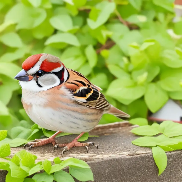 Haussperling wird als Gärtnerhelfer zur effektiven Schädlingsbekämpfung im Garten eingesetzt.