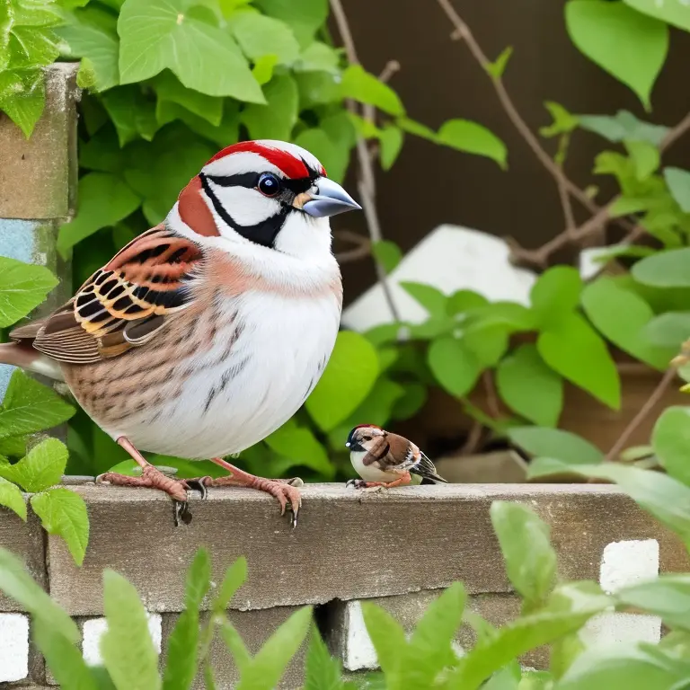 Haussperlinge auf Wanderschaft in Deutschland - Entdecken Sie das geheime Leben dieser einheimischen Vogelart.