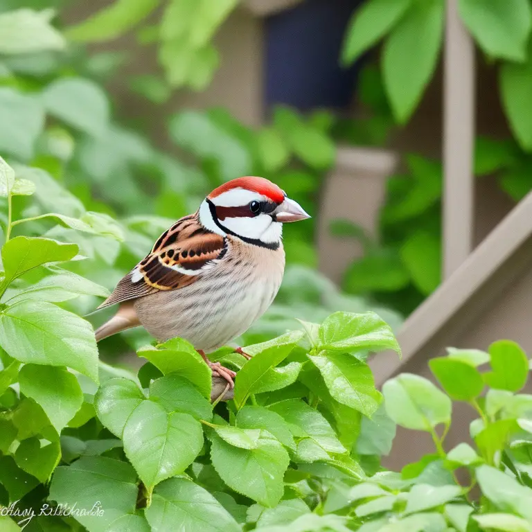 Ein Vogel auf einem Ast, der in die Ferne blickt.