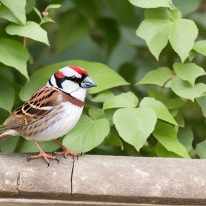 Bildbeschreibung: Vogel auf einem Ast sitzend und singend. Tipps gegen zu laute Vögel - Lautstärke reduzieren mit Flügelkürzung oder Musik.