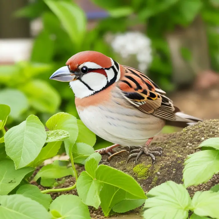 Bild eines bezaubernden Vogels, der auf einem Ast sitzt und zwitschert - illustriert den Jahreszeitenguide 'Horch mal, wer da singt!' für Vogelgesang.