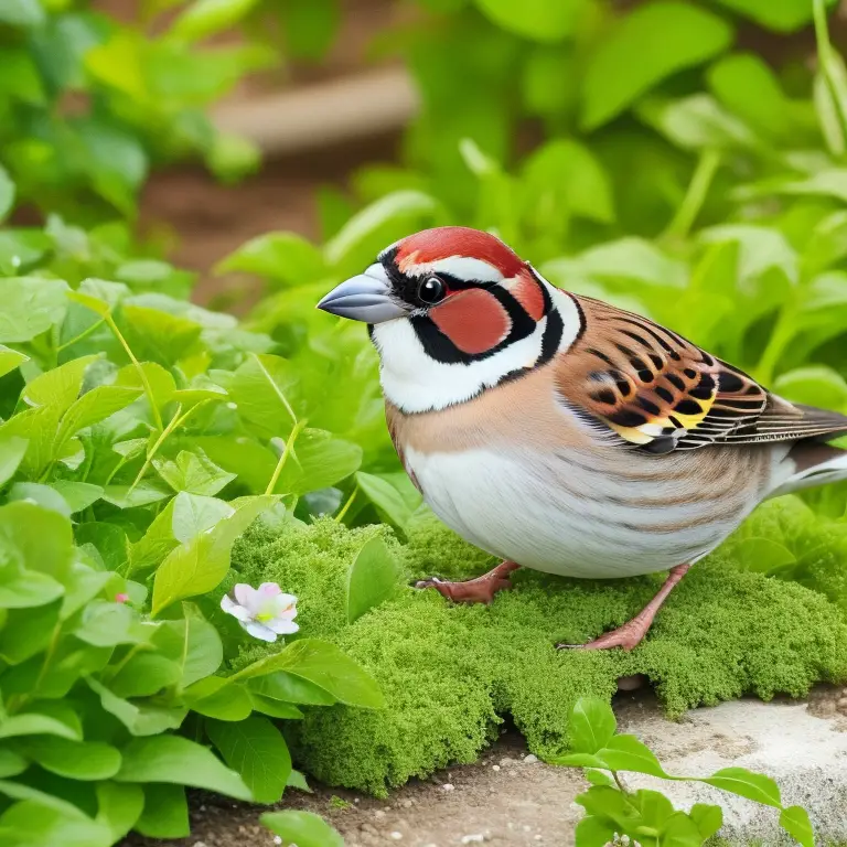 Bild einer Kamera für Vogelfotografie, perfekt im Fokus