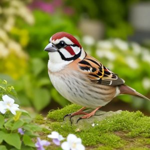 Bild von einem erkrankten Vogel mit dem Text "Hilfreiche Tipps zur Unterstützung eines kranken Vogels