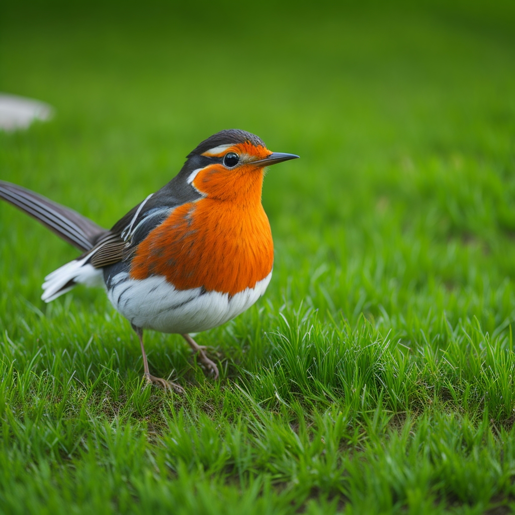 Rotkehlchen Zuhause Versteckspiel: Finde heraus, wo sich der kleine Vogel versteckt!