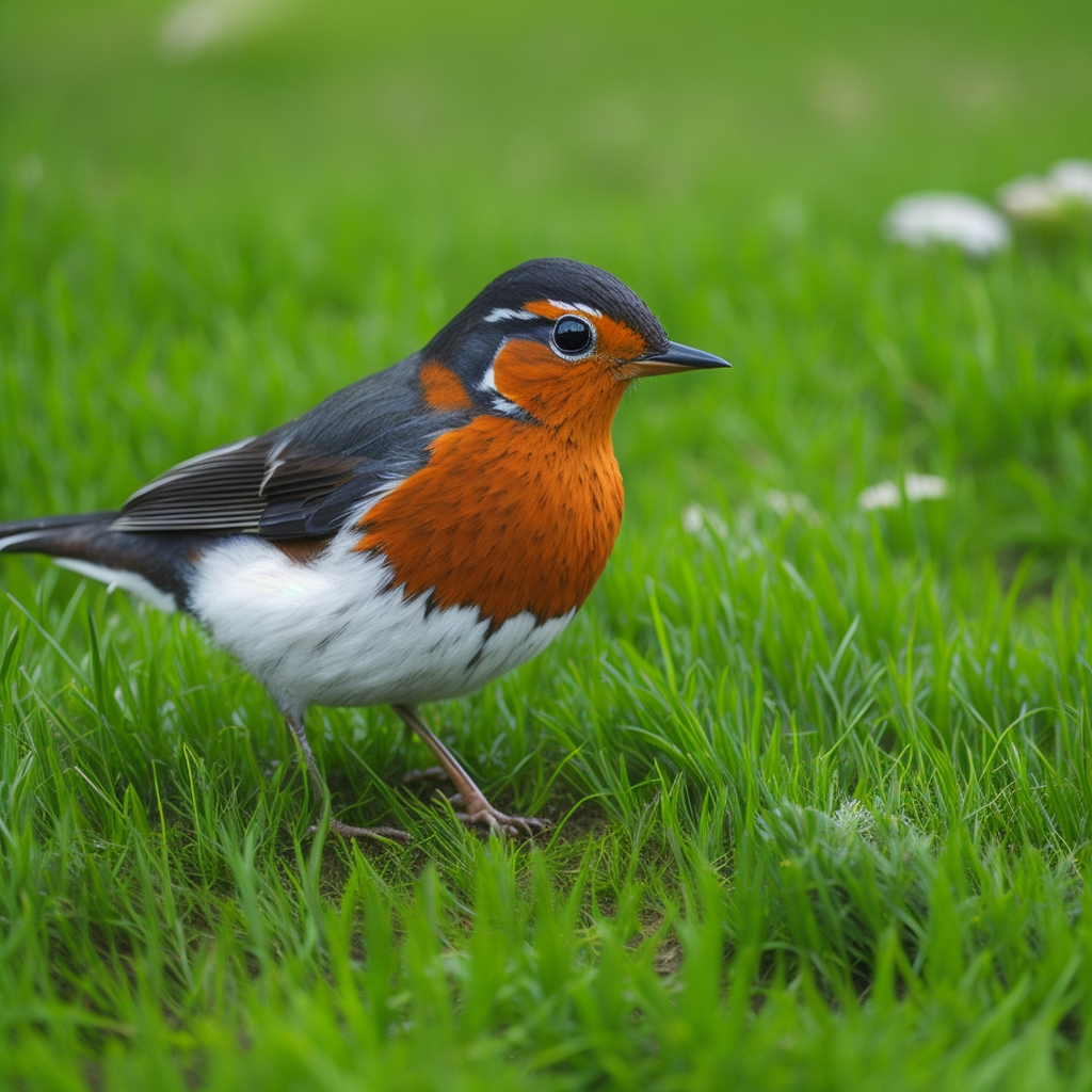 Das flinke Rotkehlchen - Entdecke den Glücksboten in deinem Garten