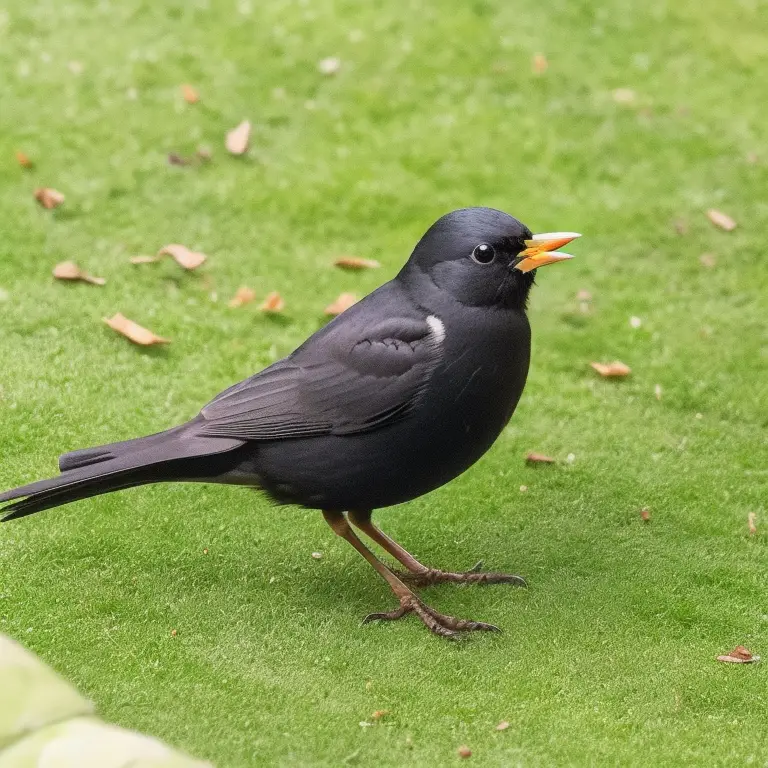 Amsel auf einem Nistplatz: Tipps für die perfekte Nistplatz-Auswahl für Vogelliebhaber.