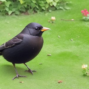 Zusammenstoß im Garten: Amsel und Elstern im Konflikt