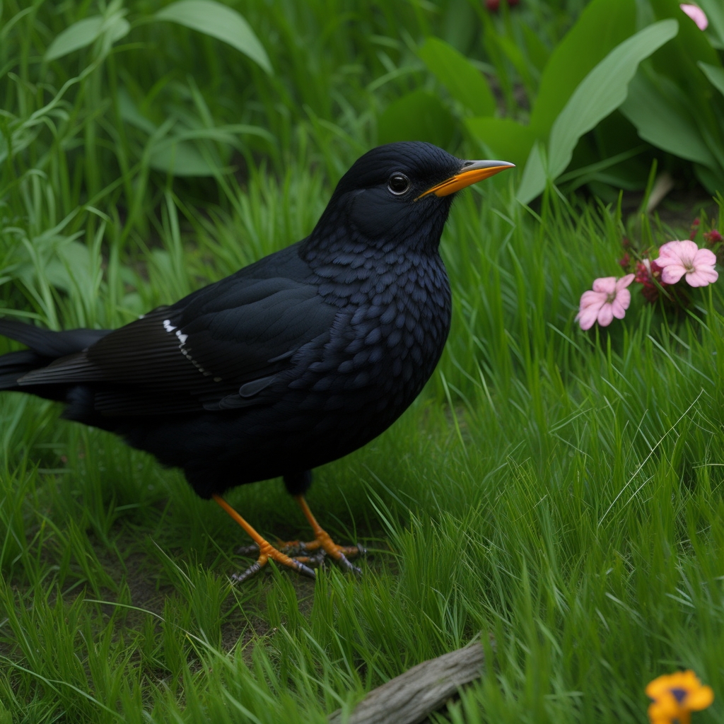 Amsel-Brutpflege in der Wildnis: Entdecken Sie die wunderbare Welt der Natur.