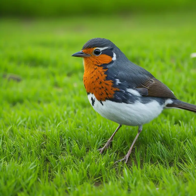 Rotkehlchen fressen Regenwürmer als geheimes Leckerbissen