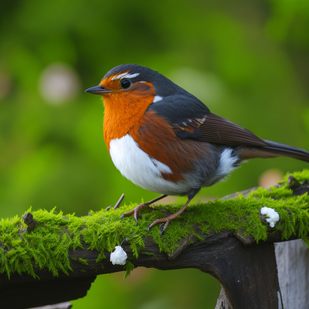 Rotkehlchen - Singvogel mit markanten Merkmalen und attraktivem Erscheinungsbild