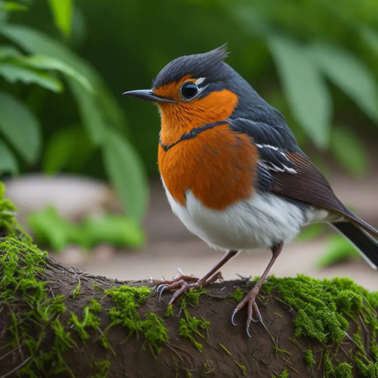 Rotkehlchen alarmieren aufgrund von Umweltverschmutzung: Einfluss auf Vogelpopulationen