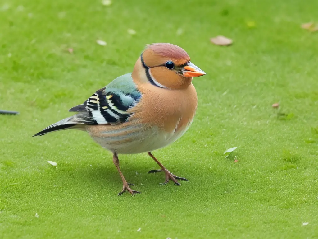 Schöner Buchfink auf einem Ast, der die Schönheit der Natur verkörpert.