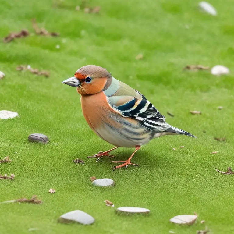 Bild des bunten Vogels Buchfink - Informationen zu seinem Gesang und Verhalten.