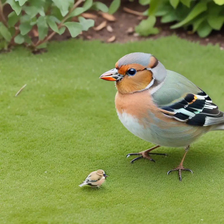 Buchfinkenfutterstellen