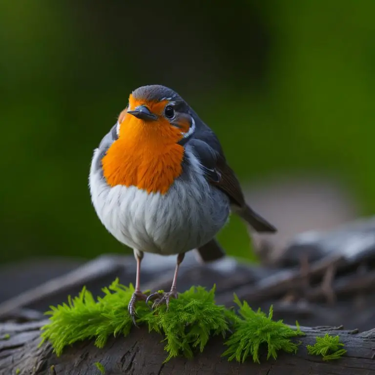 Alt text: Vogelbeobachtung in Stadt und Land: Sind Rotkehlchen unterschiedlich unterwegs?