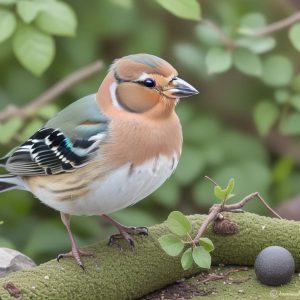 Singvögel im Schilf.