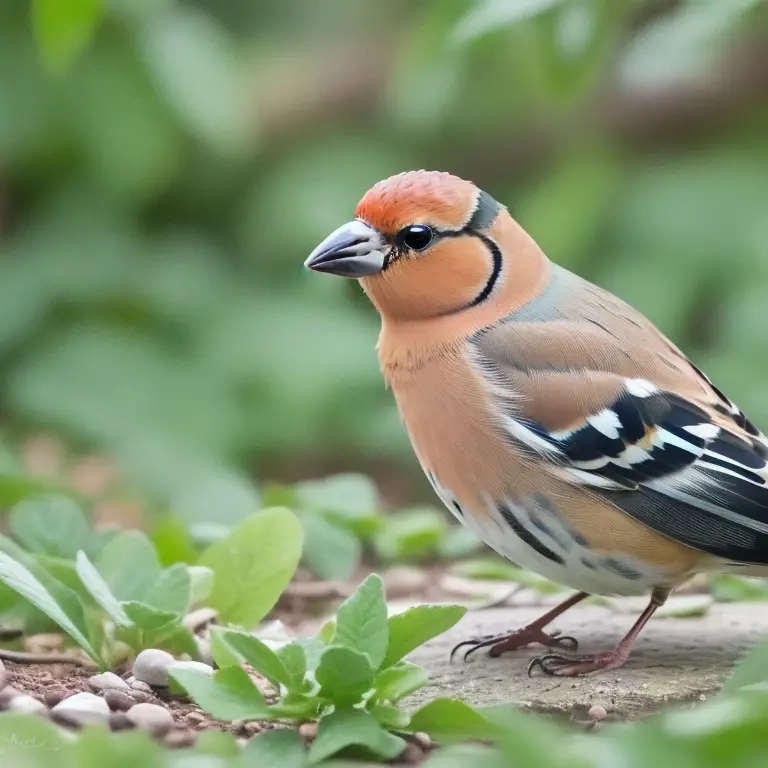 Vogel füttern.