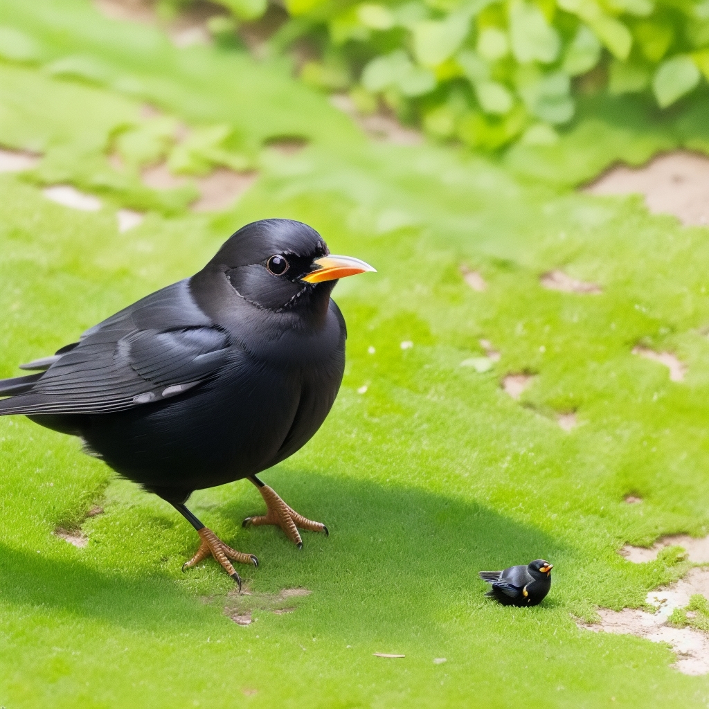 Beeren-Fütterung für Vögel: Amsel's Lieblingsspeise - Saftige Beeren im Angebot