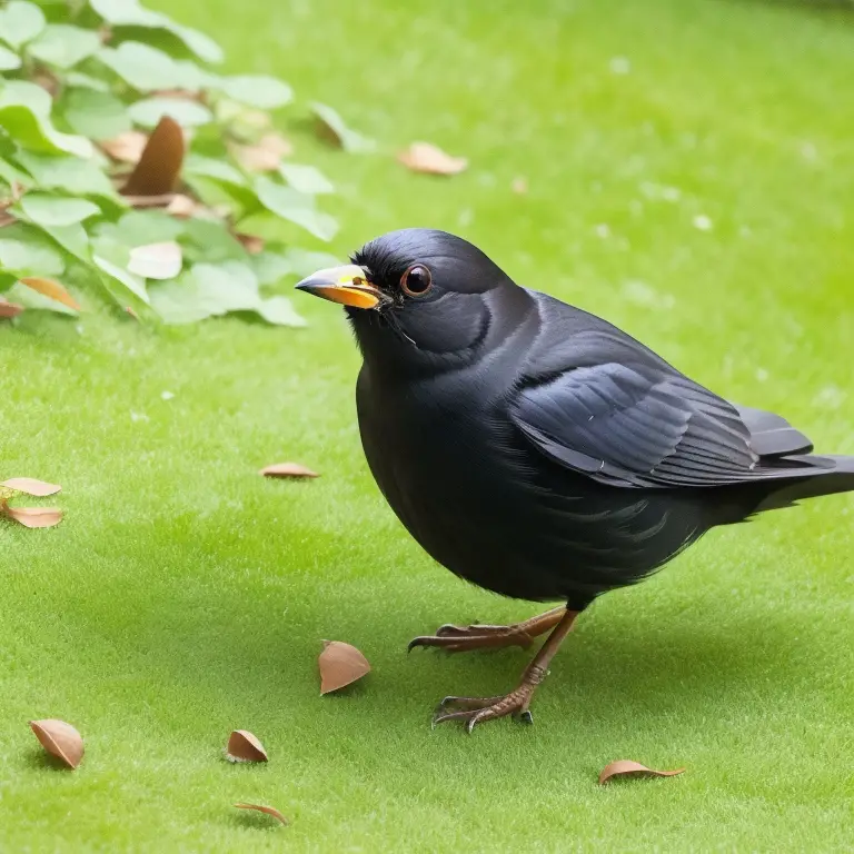 Saftige Beeren, die beliebte Mahlzeit der Amsel, ideal für gefiederte Freunde.