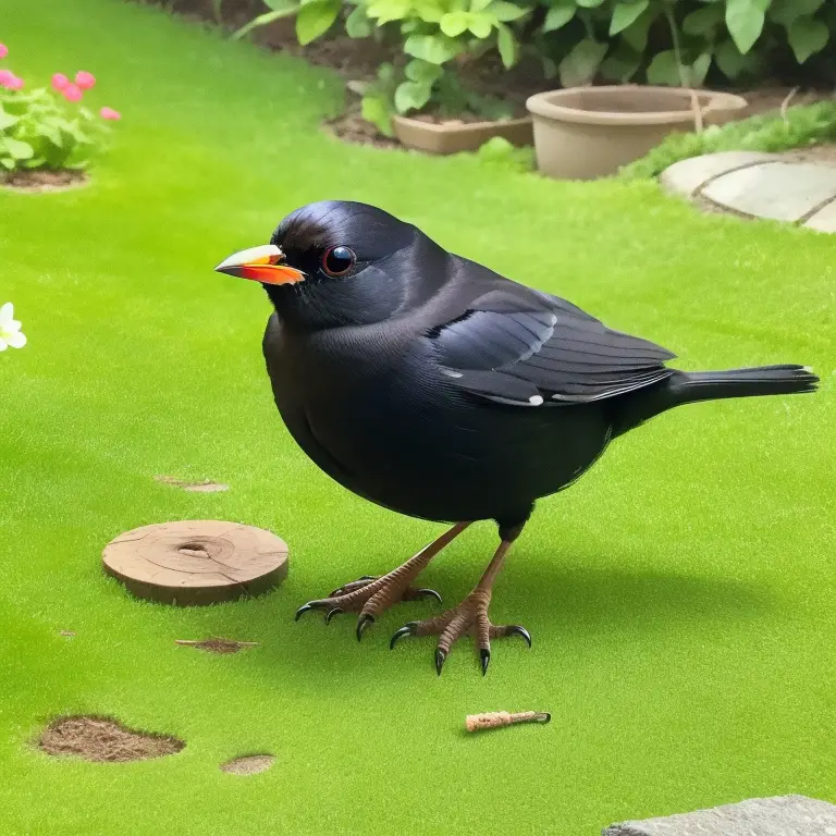 Auf dem Bild sind natürliche Feinde in einem Amsel-Nest zu sehen, darunter Eier und Vogelküken. Erfahren Sie mehr über die Gefahren, denen Amseln in ihrem Nest ausgesetzt sind.