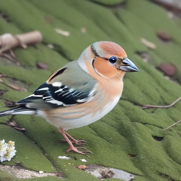 Karte der Verbreitung der Chaffinches in Europa