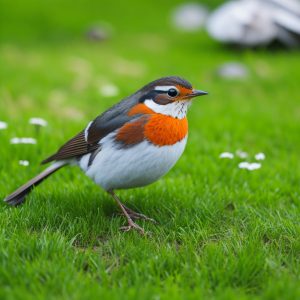 Rotkehlchen in der ökologischen Landwirtschaft zeigen ihre verborgene Macht