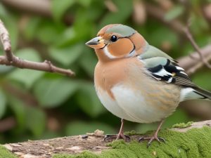 Buchfink im Wald.