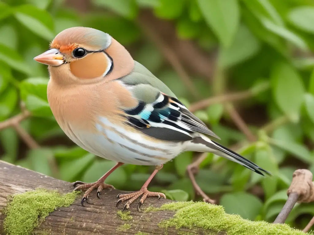 Bildbeschreibung: Buchfink beim Brüten auf einem Nest in der Natur. Die erstaunliche Dauer der Brutzeit wird enthüllt.