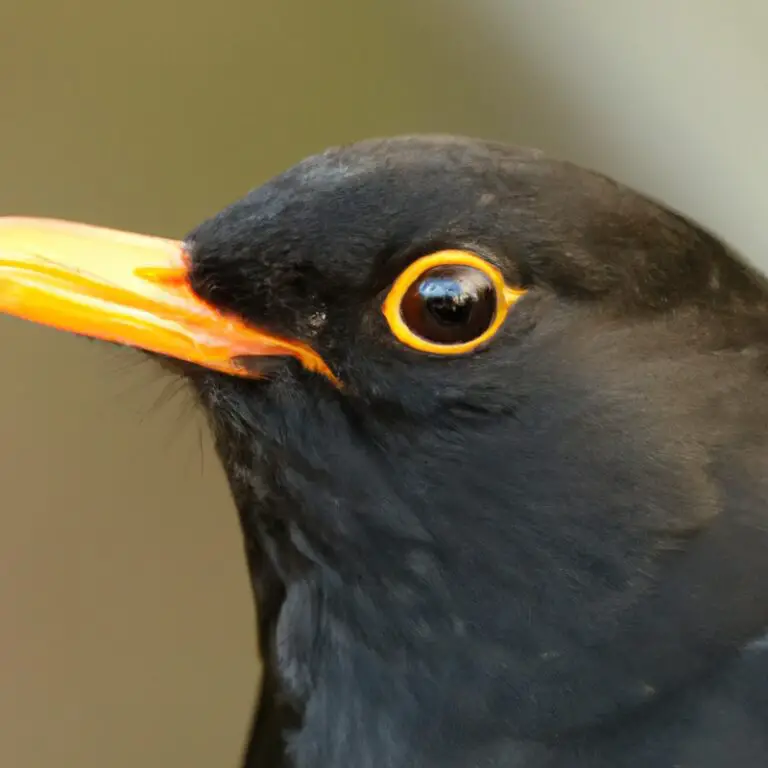 Amsel-Paar beim Balzverhalten.