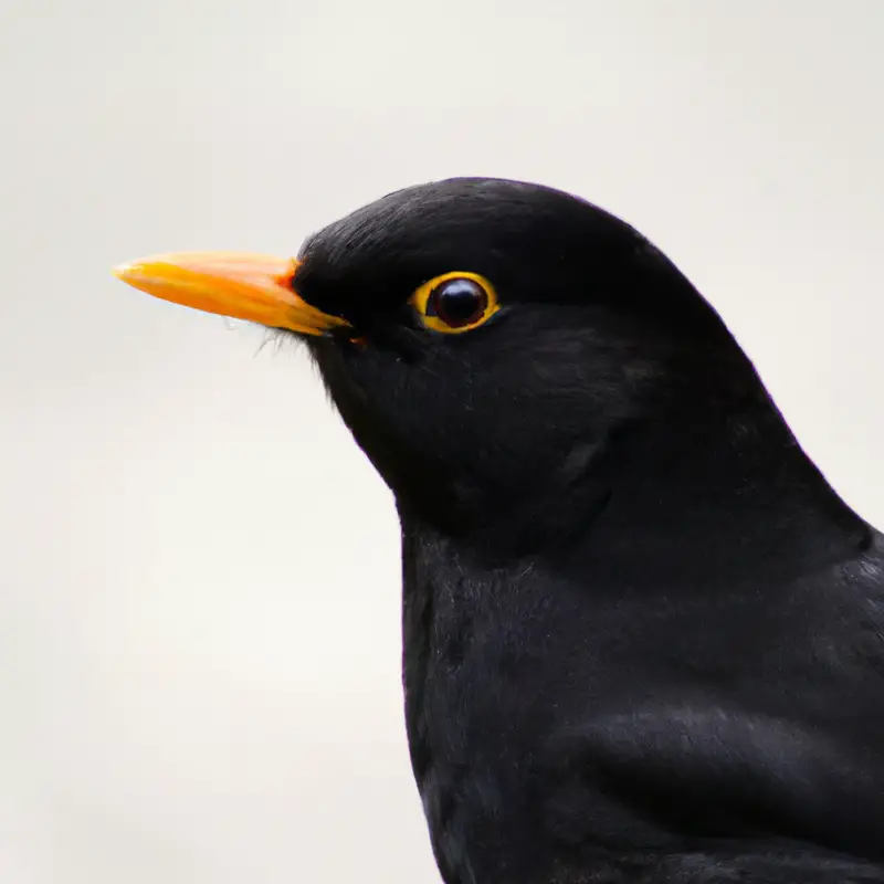 Amsel bedroht.