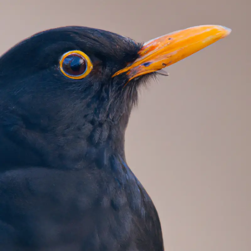 Amsel im Park.