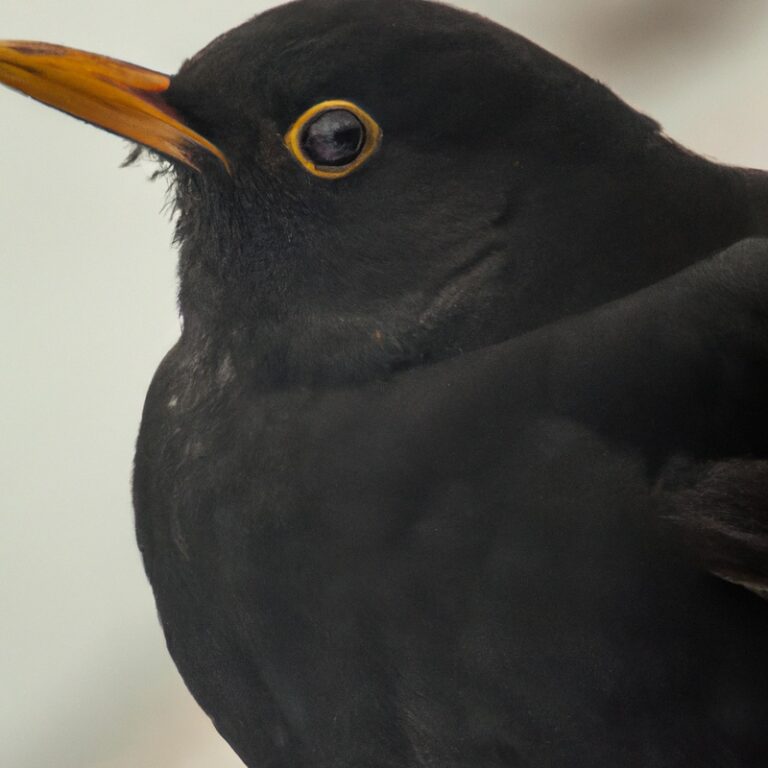 Amsel im Park.