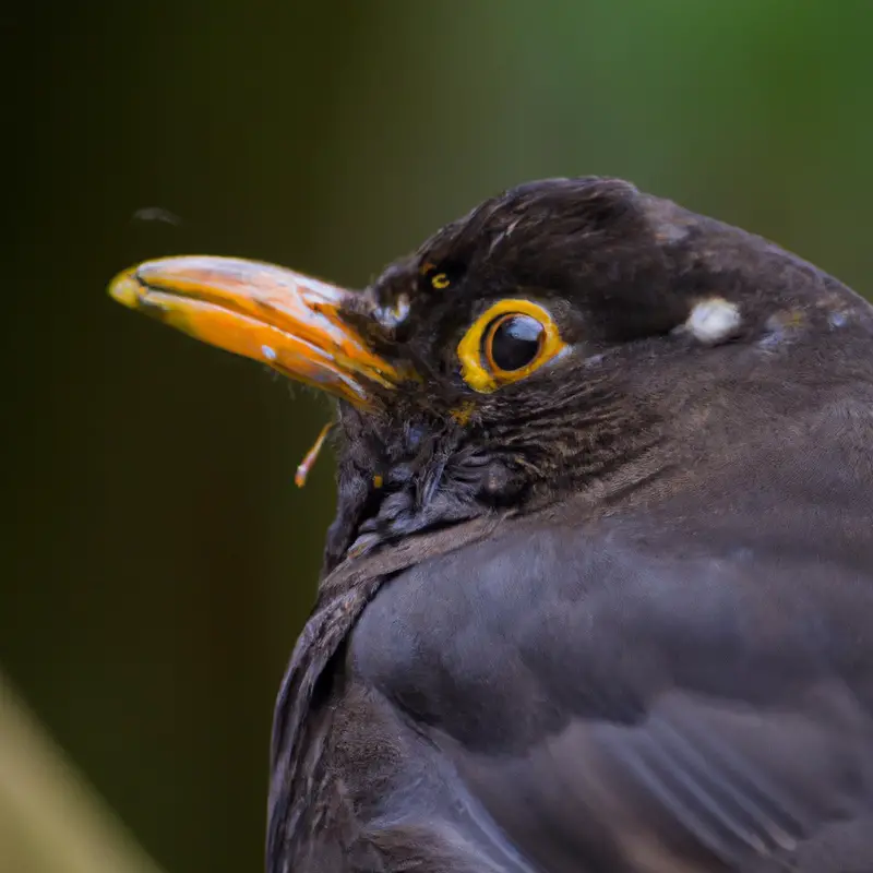 Baumwipfel Amsel.