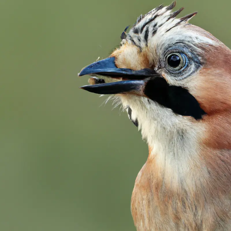 Blauer Vogel.