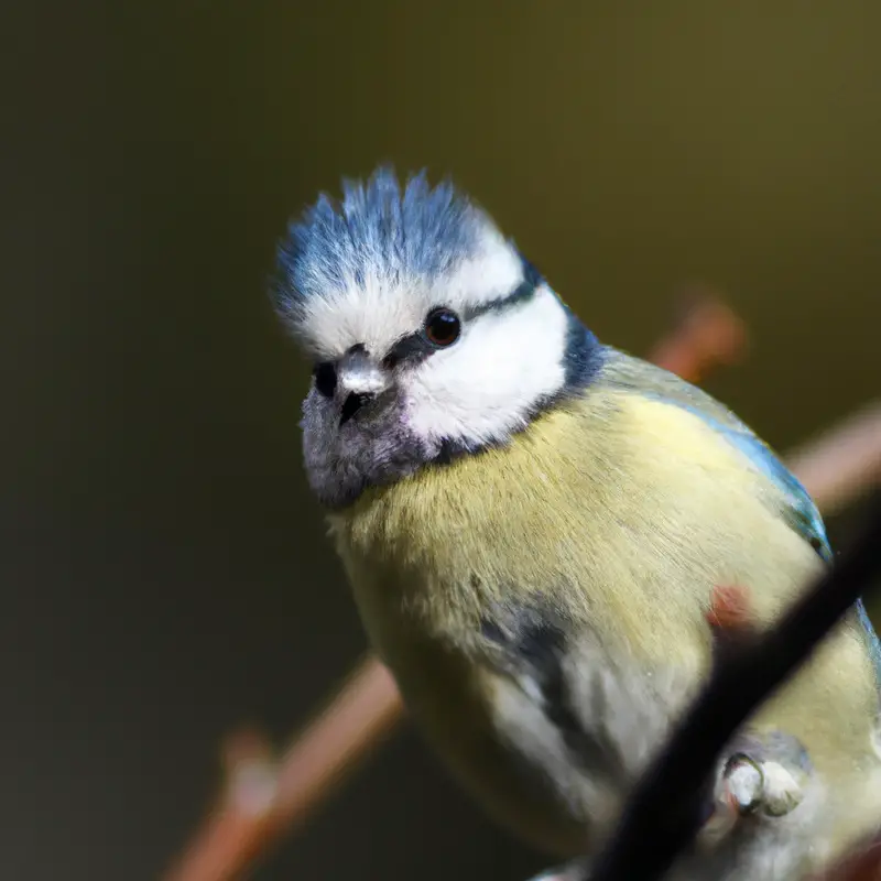 Blaumeisen-Vogel.