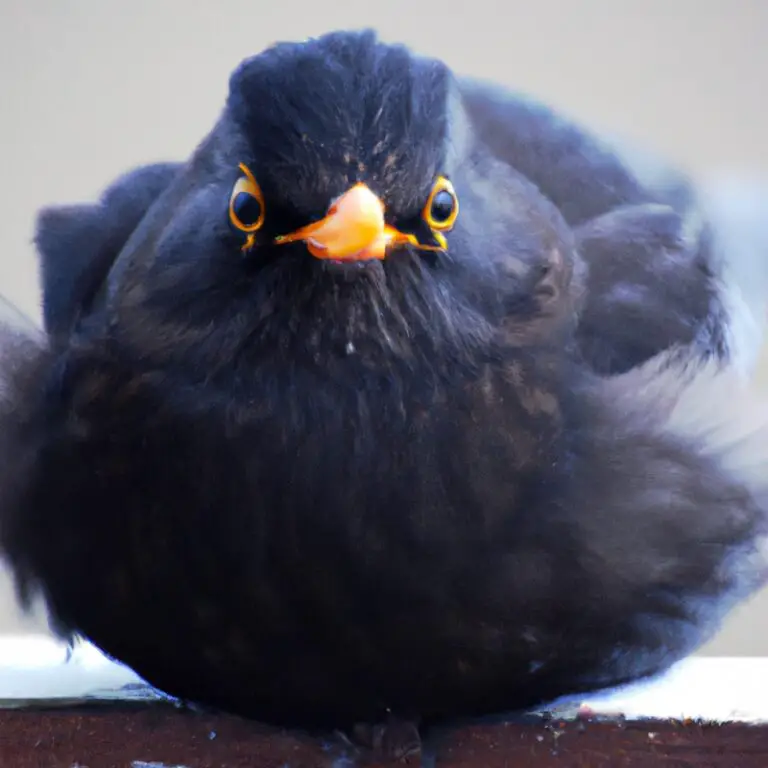 Brütende Amsel