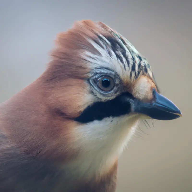 Eichelhäher-Portrait.