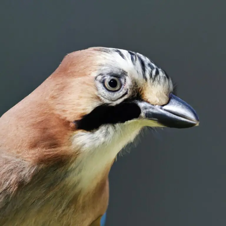 Eichelhäher und Waldpilze