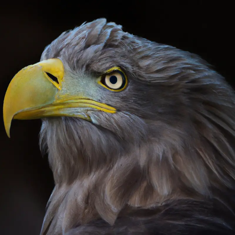 Fliegende Seeadler.