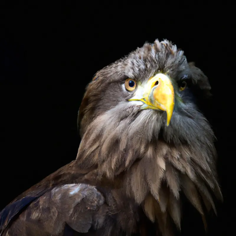 Fliegende Seeadler.