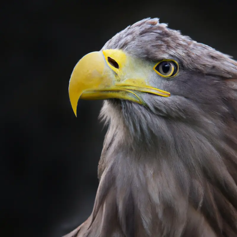 Fliegende Seeadler.