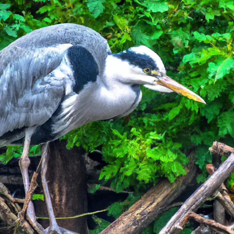 Graureiher in Ecuador.