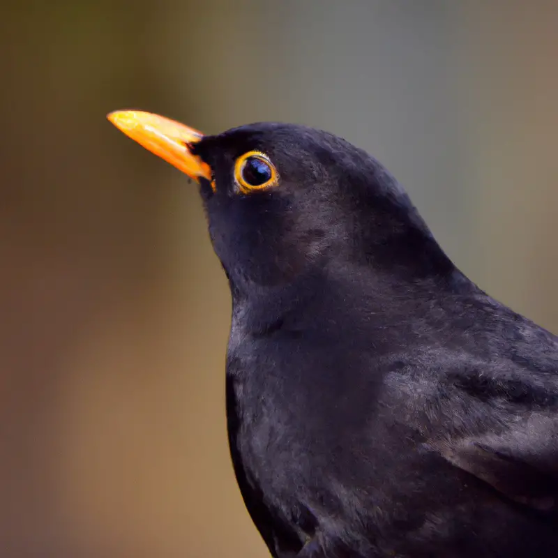 Nestbau der Amsel.