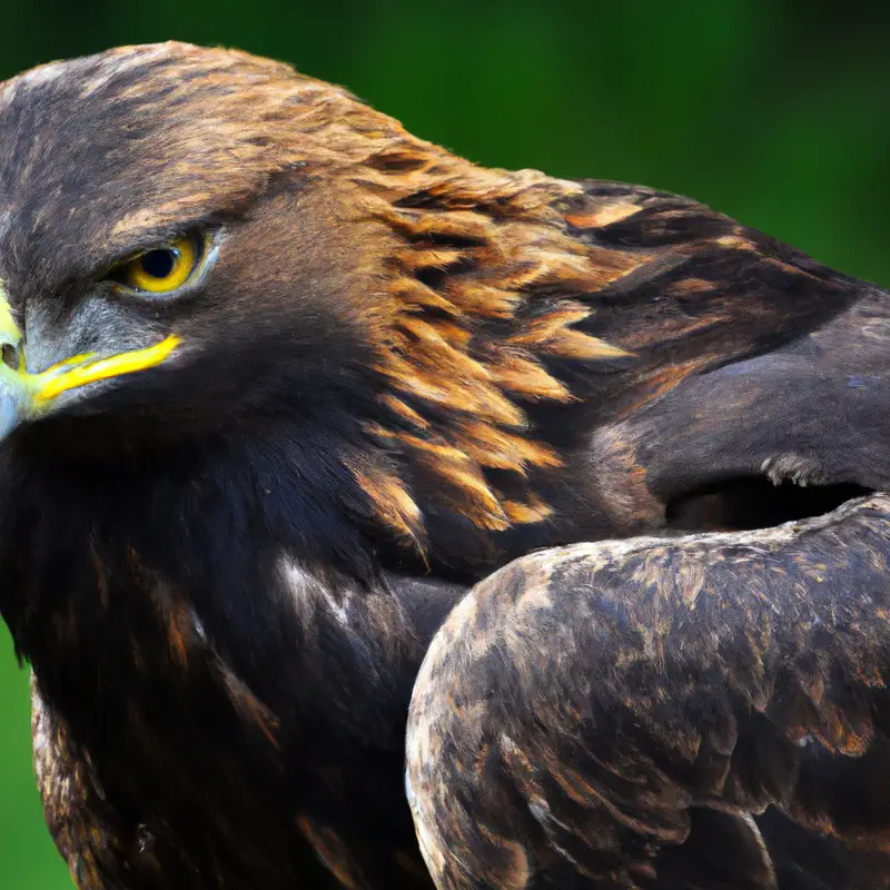 Schwimmender Steinadler