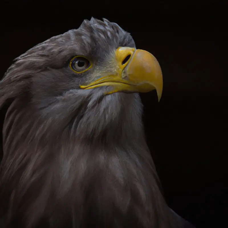 Seeadler-Gefieder.